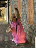Backless Maxi Dress for Elegant Parties