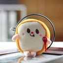 Hamburg Hot Dog Fries Bread Drumsticks Plush Keychain Gift