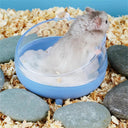 Hamster Transparent Bathroom Sandbox for Small Pets Care