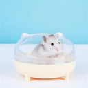 Hamster Transparent Bathroom Sandbox for Small Pets Care