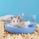 Hamster Transparent Bathroom Sandbox for Small Pets Care