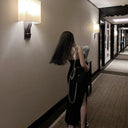 Hand-Sewn Floral Embroidered Bodycon Gown Elegant Design Adjustable Fit