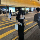 Hand-Sewn Floral Embroidered Bodycon Gown Elegant Design Adjustable Fit