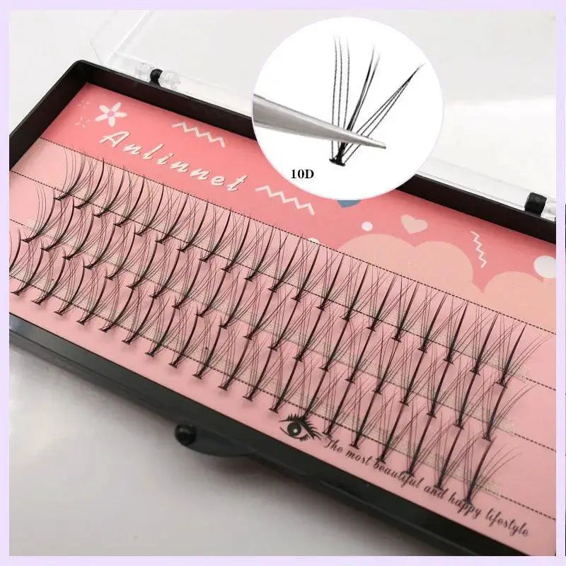 Hand Woven Cluster Eyelash Set for Natural Volume Looks