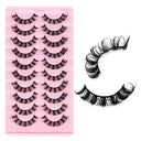Handcrafted Russian 3D Mink Eyelashes Set for Stunning Elegance
