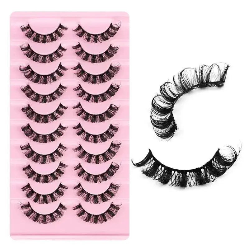 Handcrafted Russian 3D Mink Eyelashes Set For Stunning Look