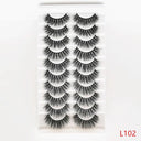 Handcrafted Russian 3D Mink Eyelashes Set for Stunning Elegance