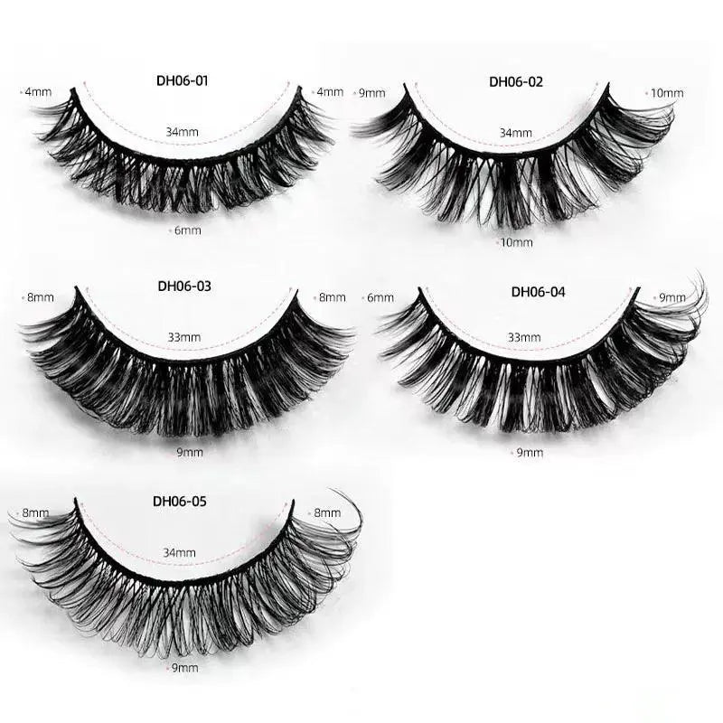 Handcrafted Russian 3D Mink Eyelashes Set For Stunning Look