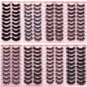 Handcrafted Russian 3D Mink Eyelashes Set for Stunning Elegance
