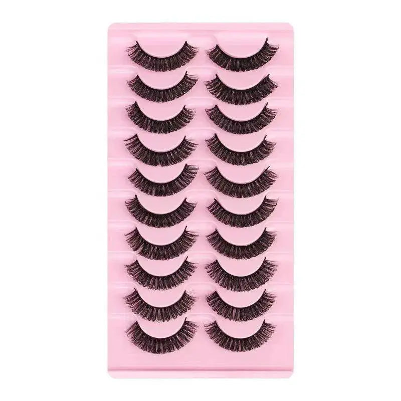 Handcrafted Russian Mink Eyelashes Fluffy Reusable Beauty — product view 19