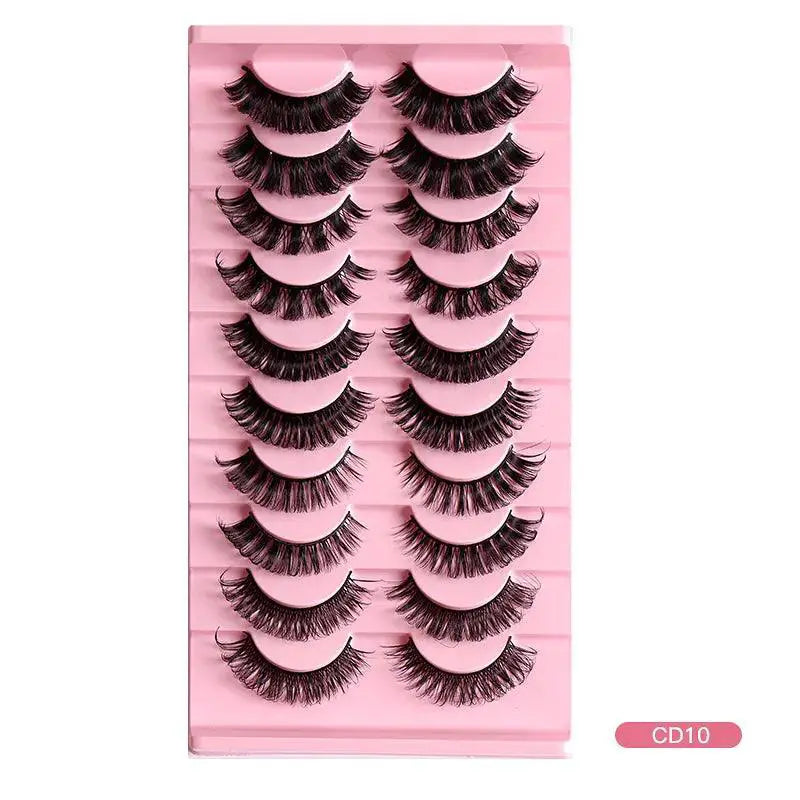 Handcrafted Russian Mink Eyelashes Fluffy Reusable Beauty — product view 16