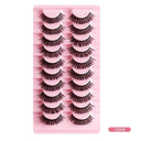 Handcrafted Russian Mink Eyelashes Fluffy Reusable Beauty
