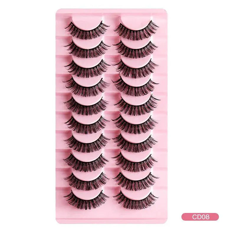 Handcrafted Russian Mink Eyelashes Fluffy Reusable Beauty — product view 14