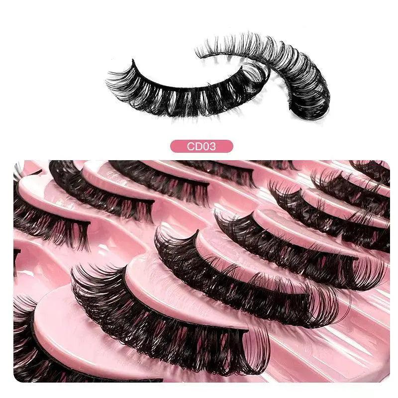 Handcrafted Russian Mink Eyelashes Fluffy Reusable Beauty
