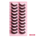 Handcrafted Russian Mink Eyelashes Fluffy Reusable Beauty