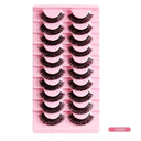 Handcrafted Russian Mink Eyelashes Fluffy Reusable Beauty