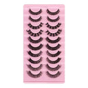 Handcrafted Russian Mink Eyelashes Fluffy Reusable Beauty