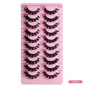Handcrafted Russian Mink Eyelashes Fluffy Reusable Beauty