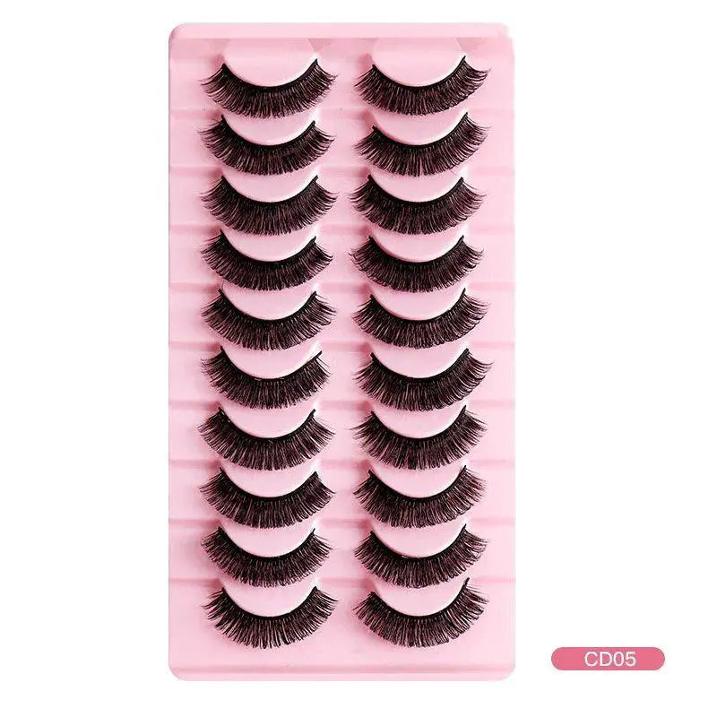 Handcrafted Russian Mink Eyelashes Fluffy Reusable Beauty — product view 11
