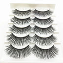 Handcrafted Russian Mink Eyelashes Fluffy Reusable Beauty