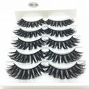 Handcrafted Russian Mink Eyelashes Fluffy Reusable Beauty