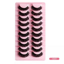 Handcrafted Russian Mink Eyelashes Fluffy Reusable Beauty