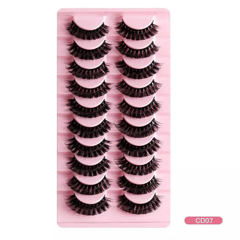 Handcrafted Russian Mink Eyelashes Fluffy Reusable Beauty — product view 13
