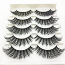 Handcrafted Russian Mink Eyelashes Fluffy Reusable Beauty