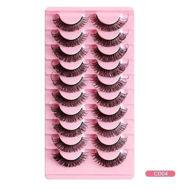 Handcrafted Russian Mink Eyelashes Fluffy Reusable Beauty — product view 10