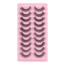 Handcrafted Russian Mink Eyelashes Fluffy Reusable Beauty