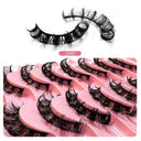 Handcrafted Russian Mink Eyelashes Fluffy Reusable Beauty