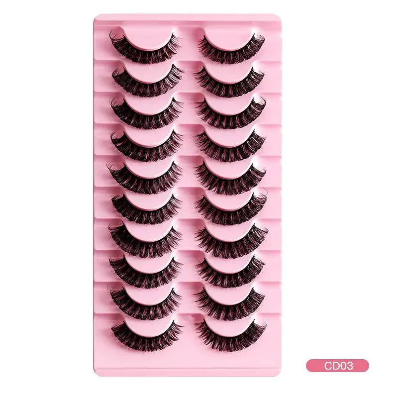 Handcrafted Russian Mink Eyelashes Fluffy Reusable Beauty — product view 9