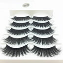 Handcrafted Russian Mink Eyelashes Fluffy Reusable Beauty