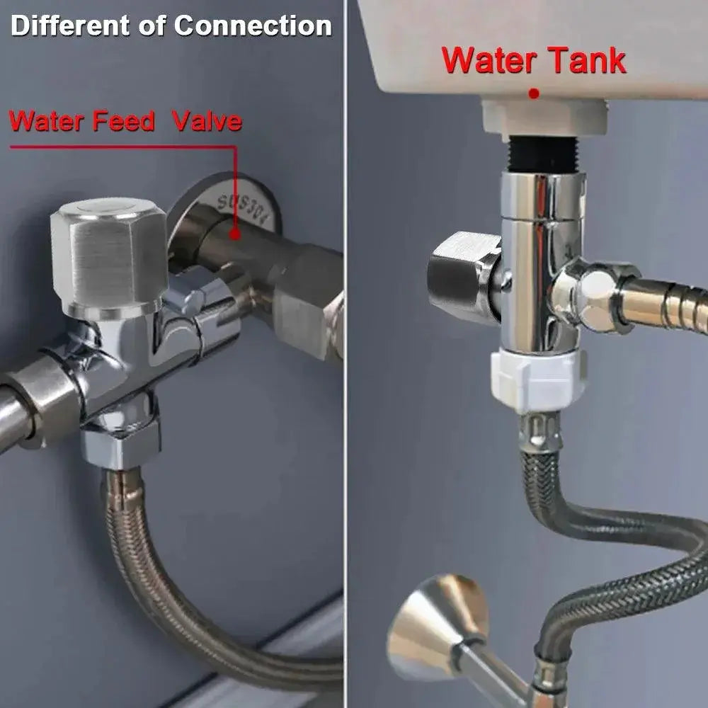 Handheld Bidet Sprayer Kit Stainless Steel Easy Install
