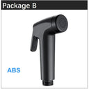 Handheld Black Bidet Spray Gun Superior Hygienic Cleaner