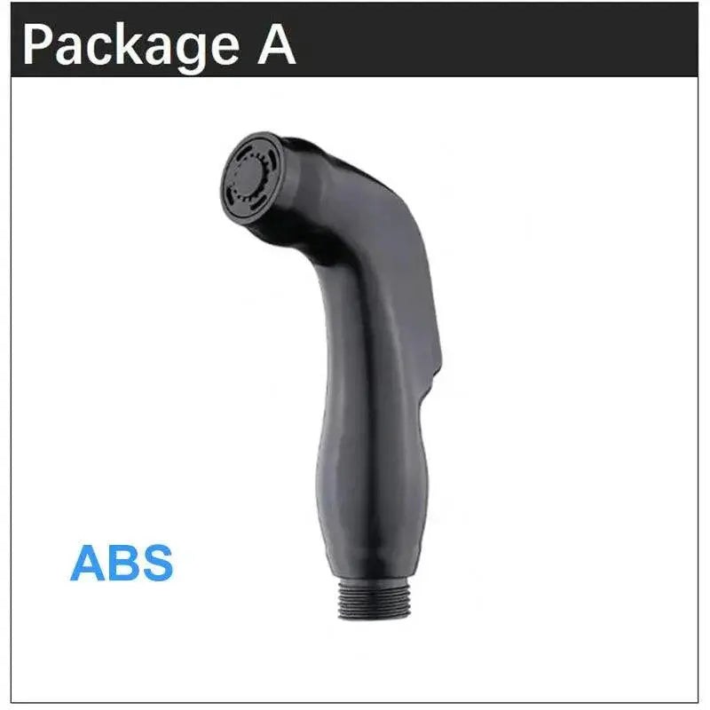 Handheld Black Bidet Spray Gun Superior Hygienic Cleaner