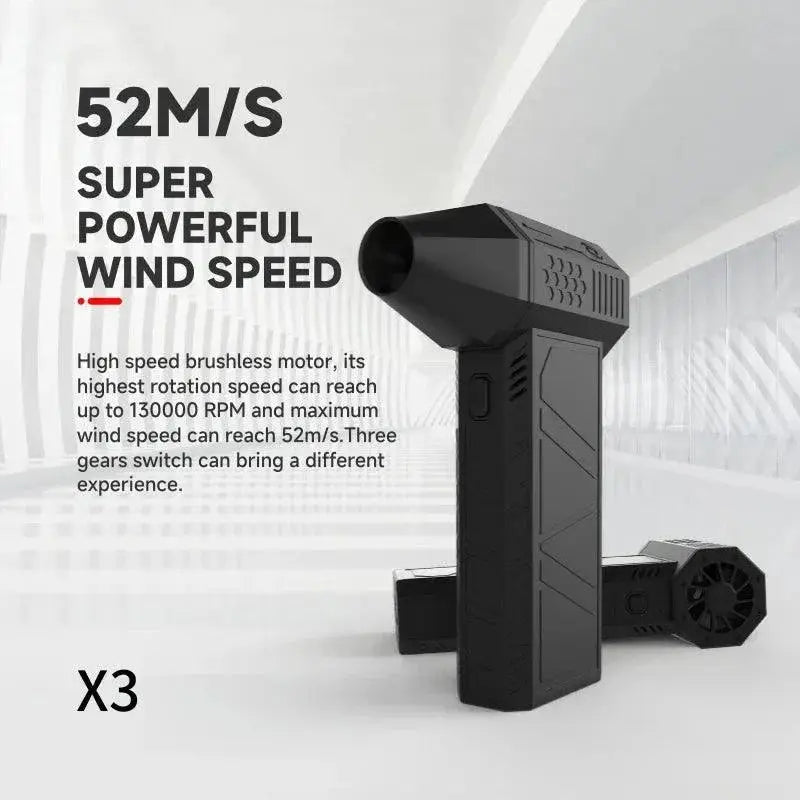 Handheld Brushless Motor 130000 RPM Mini Turbo Jet Fan