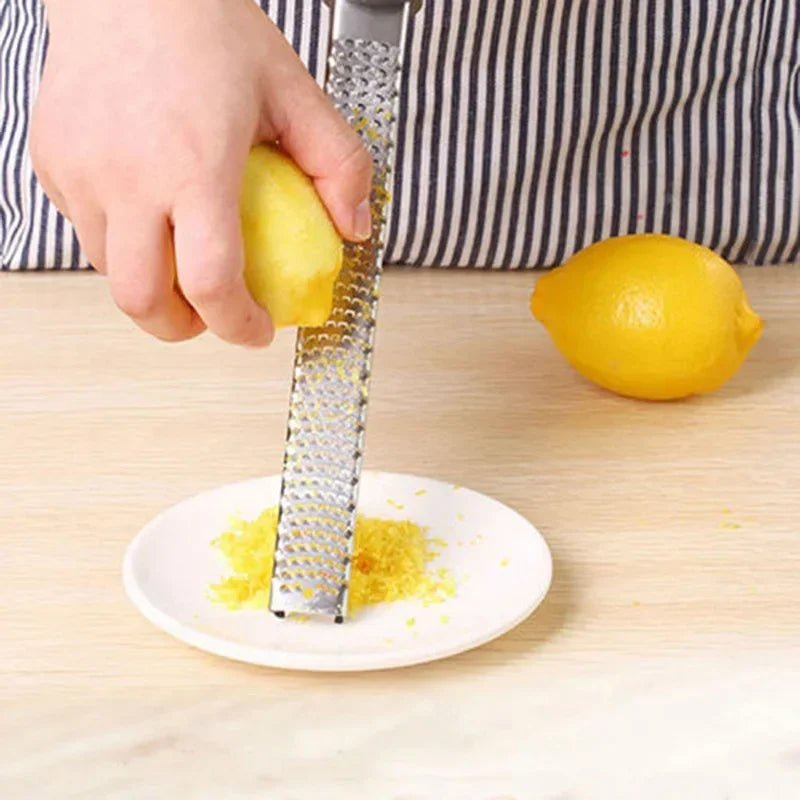 Handheld Cheese Grinder Stainless Steel Grater Zester Garlic Ginger Tool Kitchen