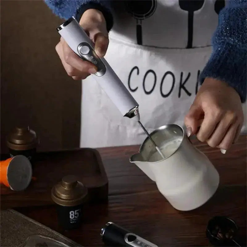 Handheld Milk Frother Whisk And Egg Beater Blender Tool