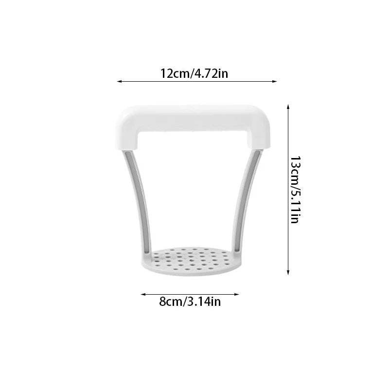 Handheld Potato Masher And Ricer With Non Slip Handle Twin In One Kitchen Gadget