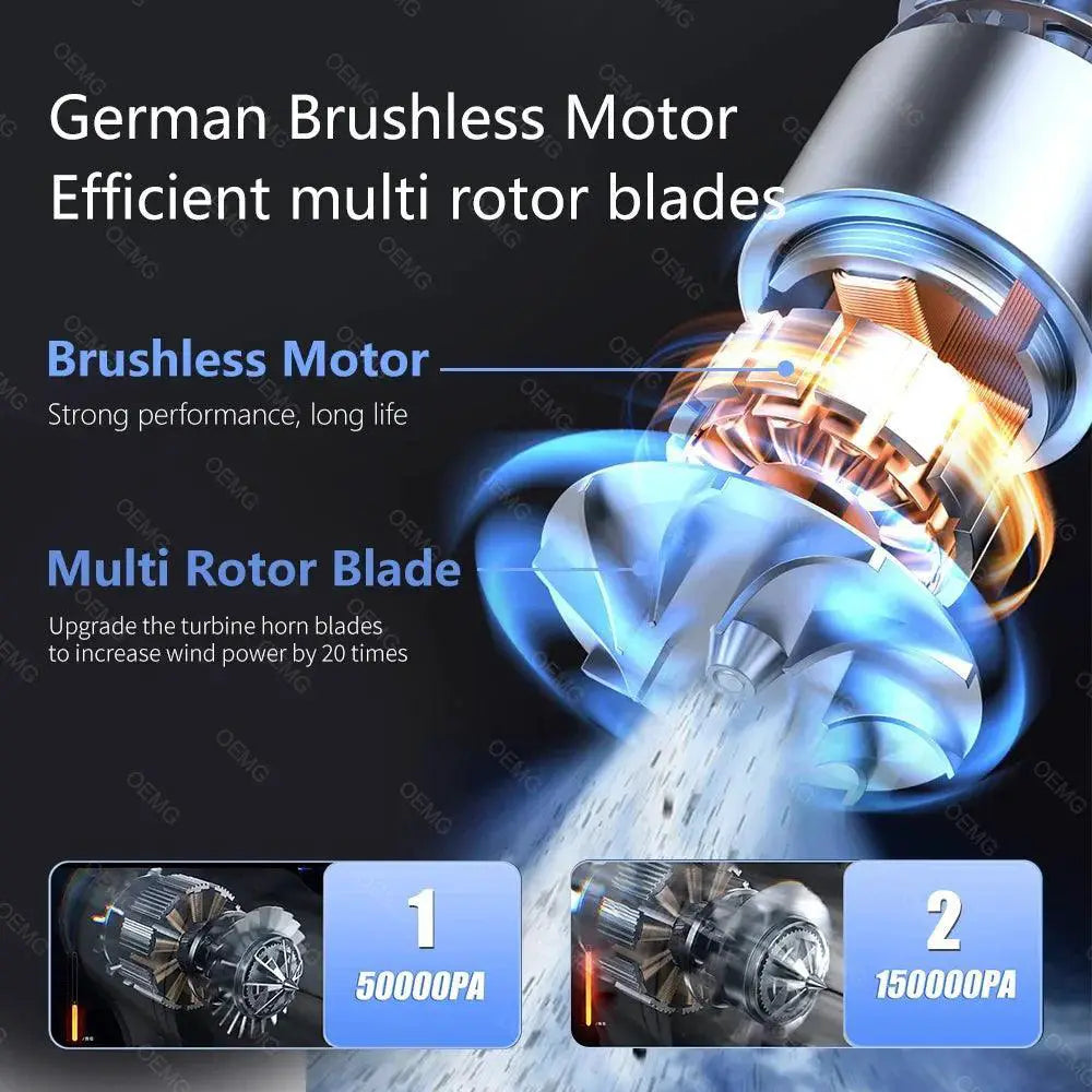 Handheld Wireless Vacuum Cleaner Portable Cleaning Power