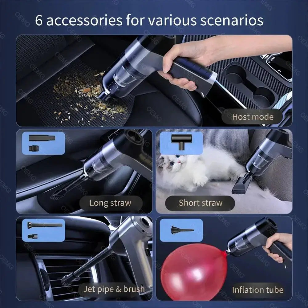 Handheld Wireless Vacuum Cleaner Portable Cleaning Power