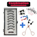 Handmade 3D Magnetic False Eyelashes Reusable with 5 Magnets