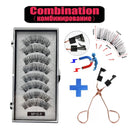 Handmade 3D Magnetic False Eyelashes Reusable with 5 Magnets