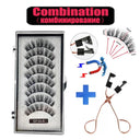 Handmade 3D Magnetic False Eyelashes Reusable with 5 Magnets