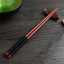 Handmade Japanese Chestnut Wood Chopsticks Pair Eco Friendly Gift For Sushi Fans
