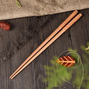 Handmade Japanese Chestnut Wood Chopsticks Pair Eco Friendly Gift For Sushi Fans