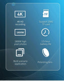 Hands Free 4K Glasses Camera for Driving