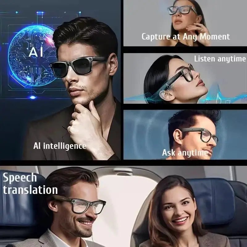 Hands Free 4K Smart Glasses For Travel