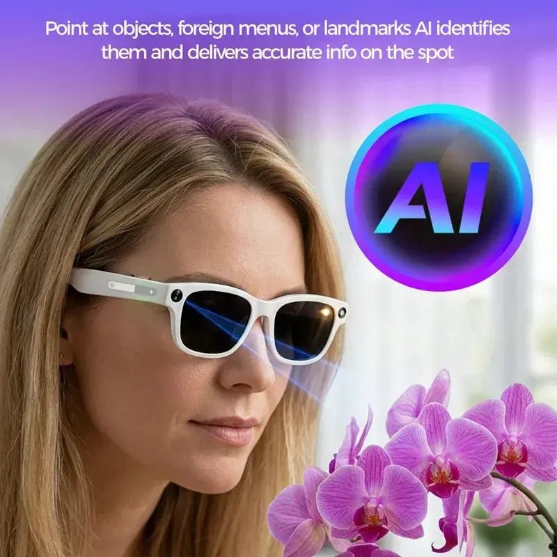 Hands Free 4K Smart Glasses For Travel